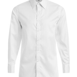AI-masti Men's Classic Cotton Shirt - White - L